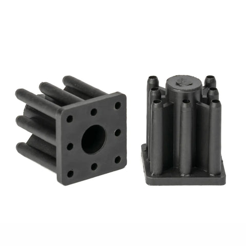 Square castor socket sleeve