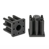 Square castor socket sleeve